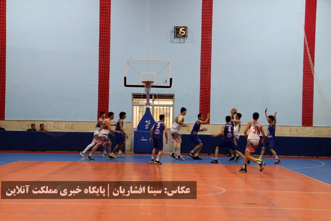 لیگ بسکتبال جوانان کشور در منطقه ۲ کشور از دید دوربین