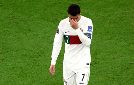 احساس ناامیدی کریستیانو رونالدو