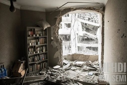 تصاویری ناراحت کننده از حمله اسرائیل و آمریکا به مناطق مسکونی عباس آباد