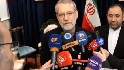 دیدار لاریجانی با رهبران گروه‌های فلسطینی