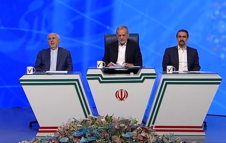 در میزگرد سیاسی: پزشکیان: ایران را بخشی از راه حل مسائل جهان می‌کنیم، نه مشکل / ظریف: دولت روحانی توانست ایران را سربلند کند