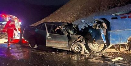 جان باختن هشت تن در تصادف نیسان آبی با پژو ۴۰۵