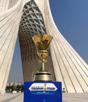 رونمایی کاپ قهرمانی جام‌جهانی بسکتبال ۲۰۲۳ در میدان آزادی تهران