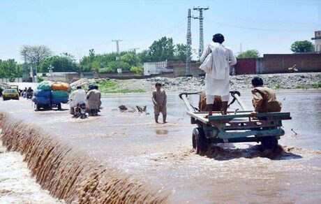 شدیدترین بارندگی ۴۴ سال گذشته در لاهور پاکستان