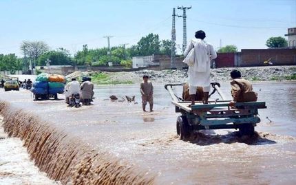 شدیدترین بارندگی ۴۴ سال گذشته در لاهور پاکستان