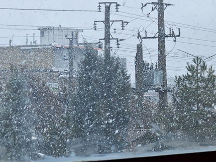 اولین برف امسال ارومیه بارید