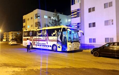 ۱۹ مصدوم در آتش سوزی یک مجتمع مسکونی شهر صدرا شیراز