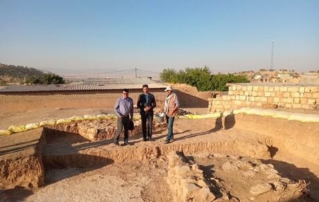 کشف بقایای آتشکده دوران ساسانی در روستای «رشیدآباد» شهرستان کوهدشت