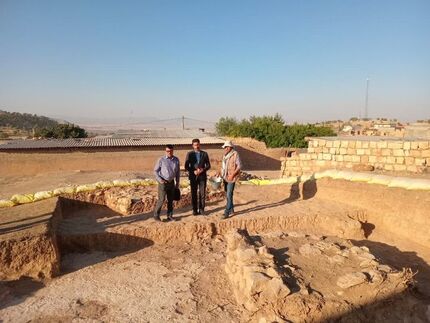 کشف بقایای آتشکده دوران ساسانی در روستای «رشیدآباد» شهرستان کوهدشت