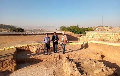 کشف بقایای آتشکده دوران ساسانی در روستای «رشیدآباد» شهرستان کوهدشت