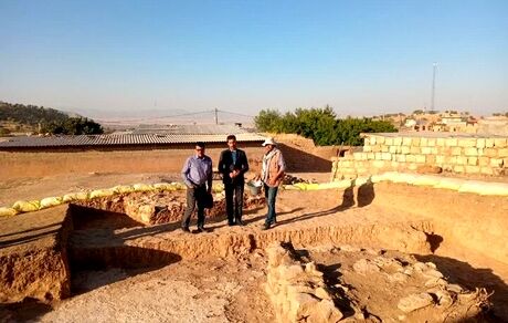 کشف بقایای آتشکده دوران ساسانی در روستای «رشیدآباد» شهرستان کوهدشت