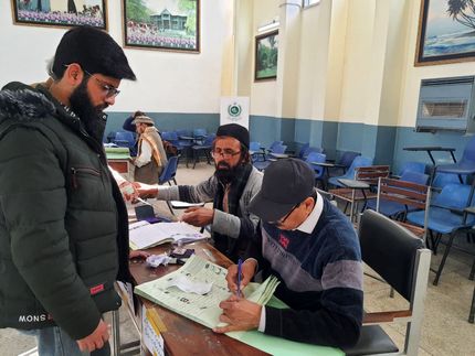 پایان زمان انتخابات پاکستان