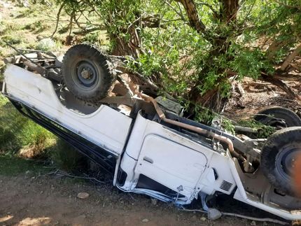 هفت کشته و زخمی در واژگونی وانت مزدا در استان اصفهان