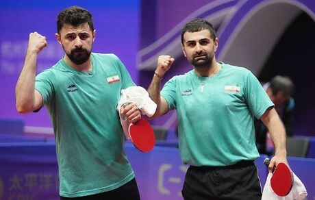 صعود تیم ملی تنیس روی میز ایران در قهرمانی جهان