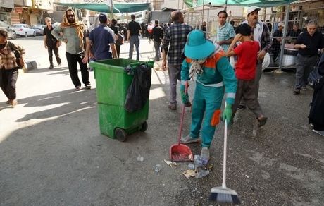 جمع‌آوری روزانه ۸۰ تن زباله در نجف