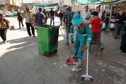 جمع‌آوری روزانه ۸۰ تن زباله در نجف