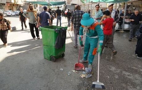 جمع‌آوری روزانه ۸۰ تن زباله در نجف