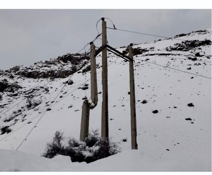 قطعی برق نزدیک یک‌صد روستای استان کردستان تا سه روز آینده وصل می‌شود