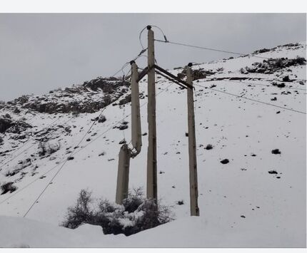 قطعی برق نزدیک یک‌صد روستای استان کردستان تا سه روز آینده وصل می‌شود