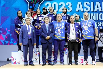 تیم وزنه برداری ایران سوم نوجوانان و چهارم جوانان آسیا شد