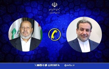 عراقچی با عضو شورای رهبری حماس گفت و گو کرد