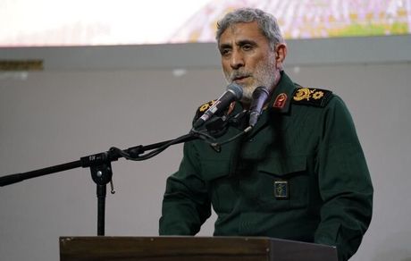 پیام فرمانده نیروی قدس سپاه پاسداران به فرمانده گردان‌های القسام