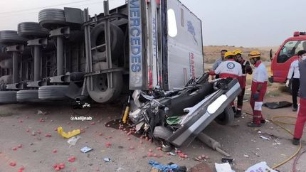 جان باختن دادستان گناباد و اعضای خانواده در یک تصادف خونین