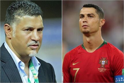 طرح جالب برابری رونالدو با رکورد علی دایی