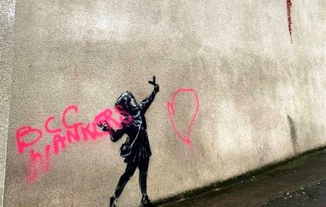 تخریب اثر «بنکسی» در بریستول