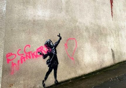 تخریب اثر «بنکسی» در بریستول