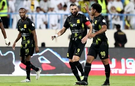 بنزما گل زد / الاتحاد به صدر بازگشت