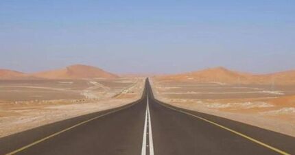 طولانی‌نرین بزرگراه بدون پیچ جهان در عربستان
