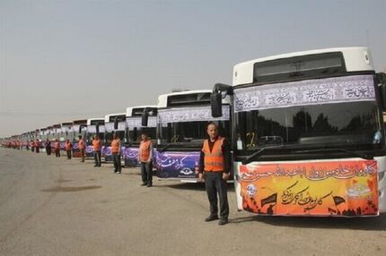 ۷۰۰۰ اتوبوس در خدمت زائران اربعین