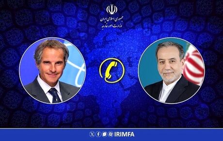 عراقچی و گروسی درخصوص آخرین روند مذاکرات ایران و آمریکا رایزنی کردند