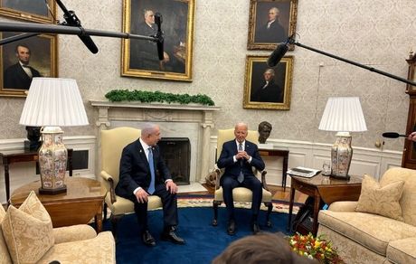 دیدار نتانیاهو و بایدن بالاخره برگزار شد