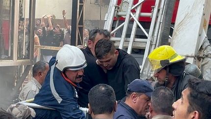 آتش سوزی هتل زائران ایرانی در نجف