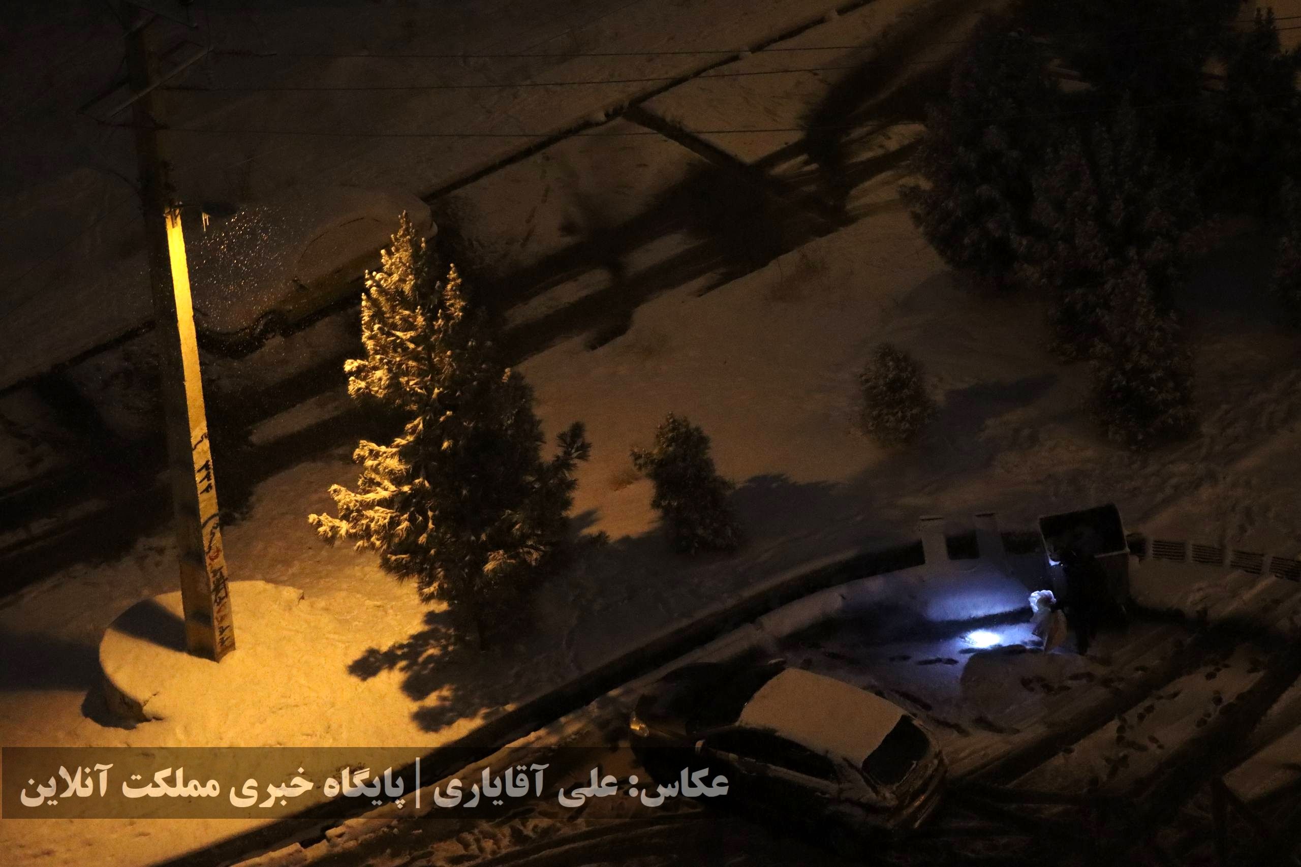 بارش برف در ارومیه