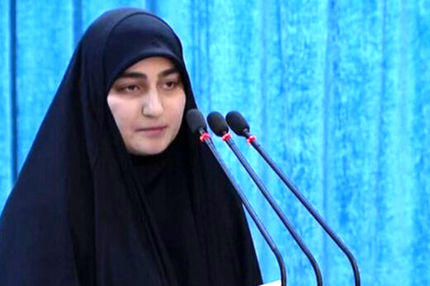 دلنوشته شاهنامه‌ای دختر سردار سلیمانی در فراق پدر