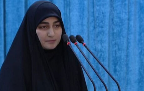 دلنوشته شاهنامه‌ای دختر سردار سلیمانی در فراق پدر
