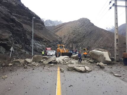 جاده کرج چالوس بسته شد