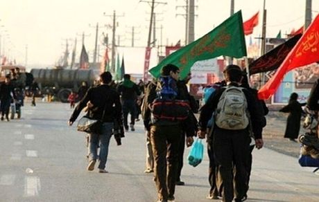 ازدحام جمعیت در مرز مهران