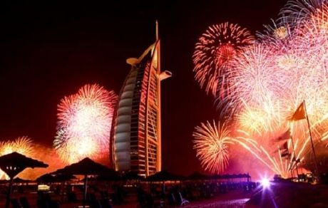 جشن ورود به سال ۲۰۲۱ در دوبی