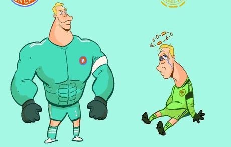 کارتون| مانوئل نویر، ورژن ملی! 