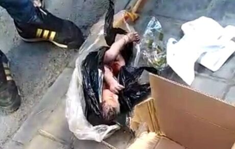 انتقال نوزاد رها شده در سطل زباله به بهزیستی/حال نوزاد خوب است