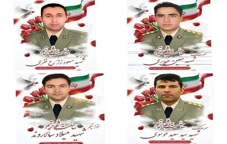 ۴ افسر نیروی زمینی ارتش در مقابله با هواگردهای دشمن در اصفهان شهید شدند