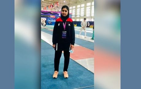 اولین بار بعد انقلاب، یک دختر شمشیرباز جزو ۸ نفر برتر فلوره جوانان آسیا شد