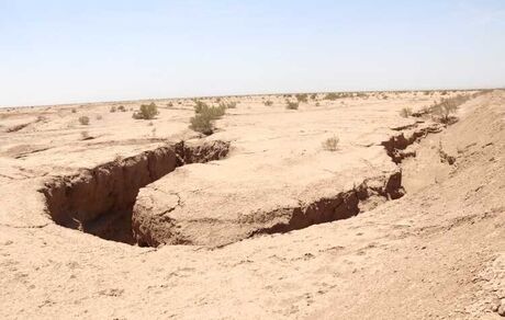 فرونشست شدید در استان البرز