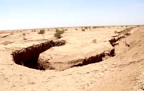 فرونشست شدید در استان البرز