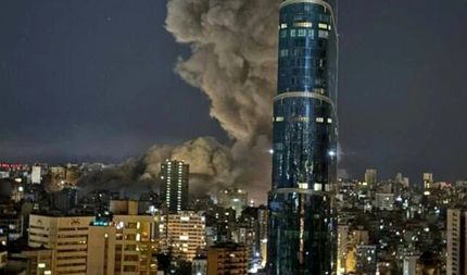 حمله دوباره اسرائیل به بیروت و جنوب لبنان