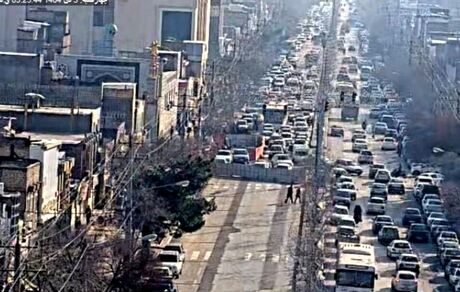 فرونشست در مشهد، یک خیابان را بست